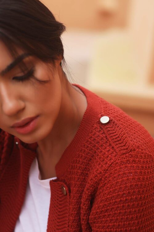 veste sara rouille